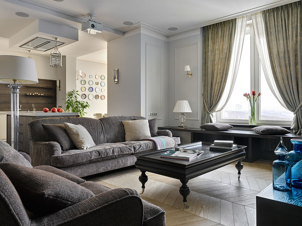 rideaux de style classique