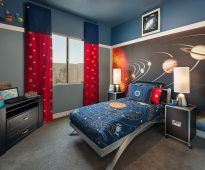 rideaux dans la chambre teen boy decor