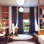 rideaux dans la chambre d'un adolescent idées de design
