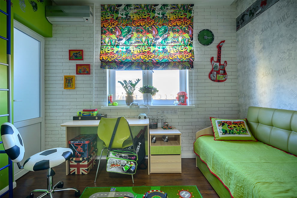 rideaux dans la chambre teen boy idees options