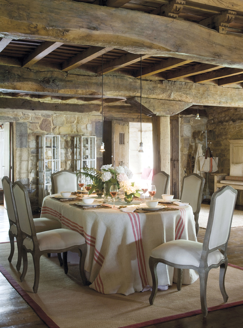 Nappe sur la table