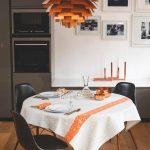 nappe sur la photo intérieure de la table