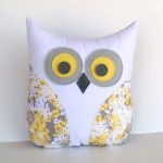 hibou oreiller idées de décoration