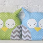 photos de conception d'oreiller hibou