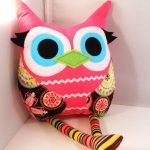 hibou oreiller photo décor