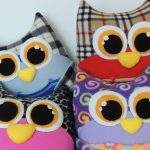 photo de conception d'oreiller hibou