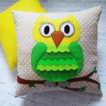 options de photo oreiller hibou