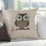 idées de conception d'oreiller hibou