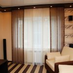 idées de design de plafond suspendu et de rideaux