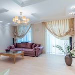 plafond intérieur et rideaux photo intérieure