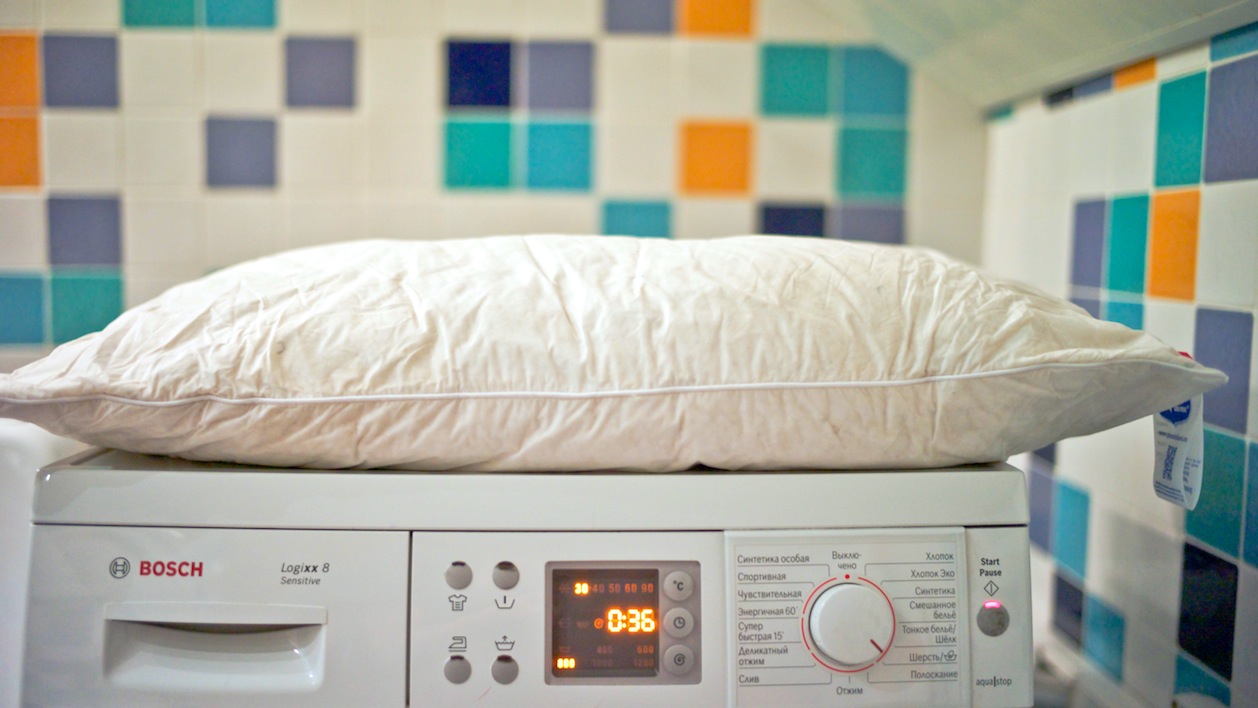 oreiller de lavage