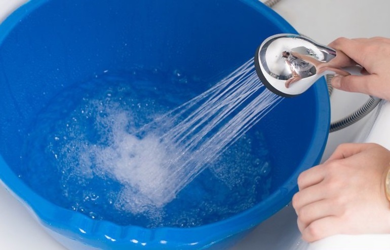 lavage à la main