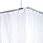rideaux d'angle pour la salle de bain photo