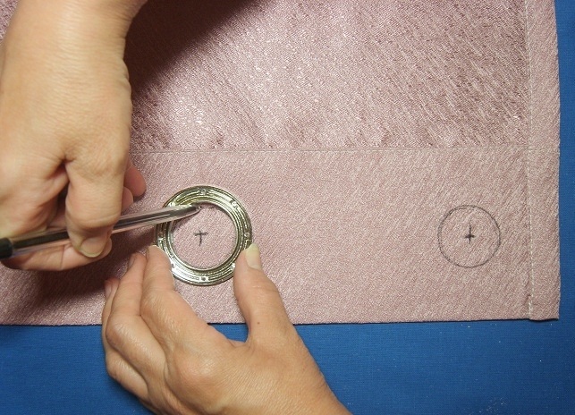 photo d'installation de passe-fils
