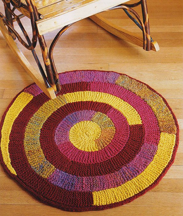 photo de tapis tricotés à l'intérieur