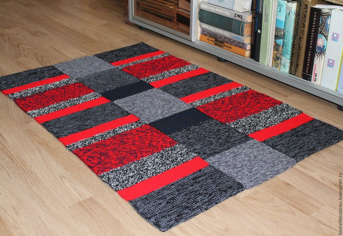 tapis tricotés idées à l'intérieur