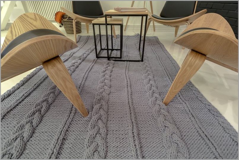 tapis à tricoter
