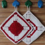 porte photo de crochet
