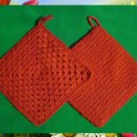 poignées de pot au crochet