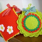 poignées de pot au crochet