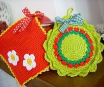 maniques au crochet