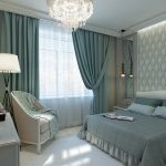 Wählen Sie einen Satz Vorhänge und Tagesdecken für das Schlafzimmer