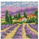 motif de broderie au point de croix