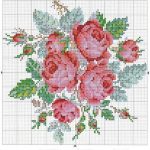 conception de photo de broderie de point de croix