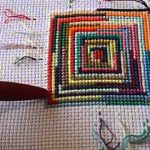 motif photo broderie au point de croix