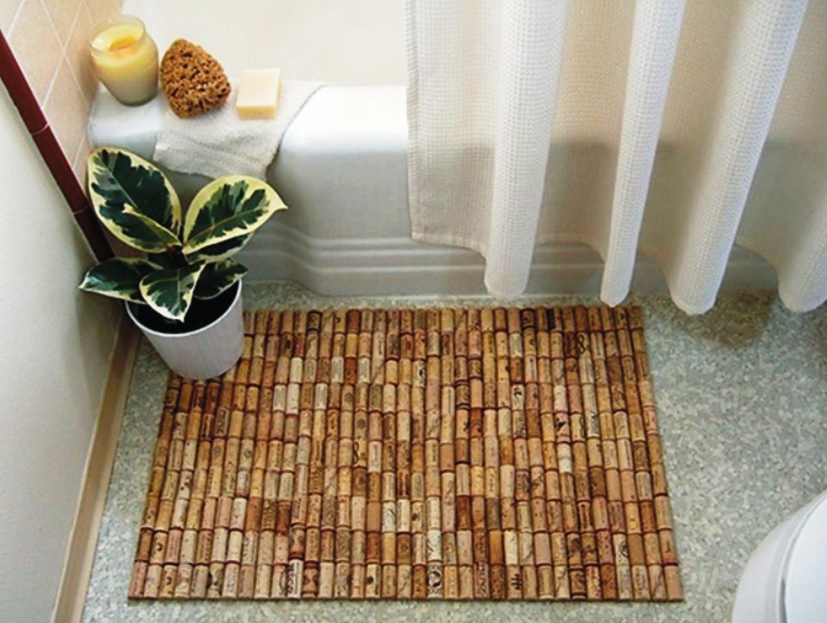 photo de décor de tapis de liège