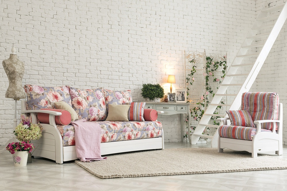 photo de décor de canapés orthopédiques